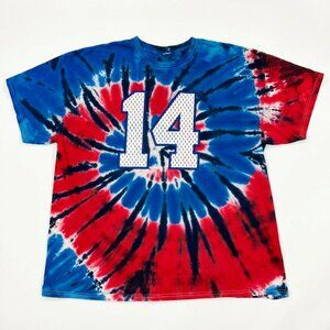 New England Patriots Graphic Stefon Diggs Tie Dye T-Shirt